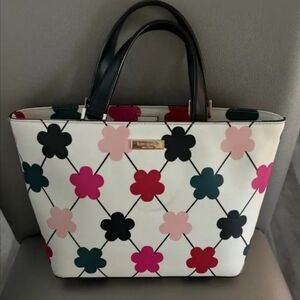 Kate Spade Juno Grant Street Y2K Flower Vinyl Satchel